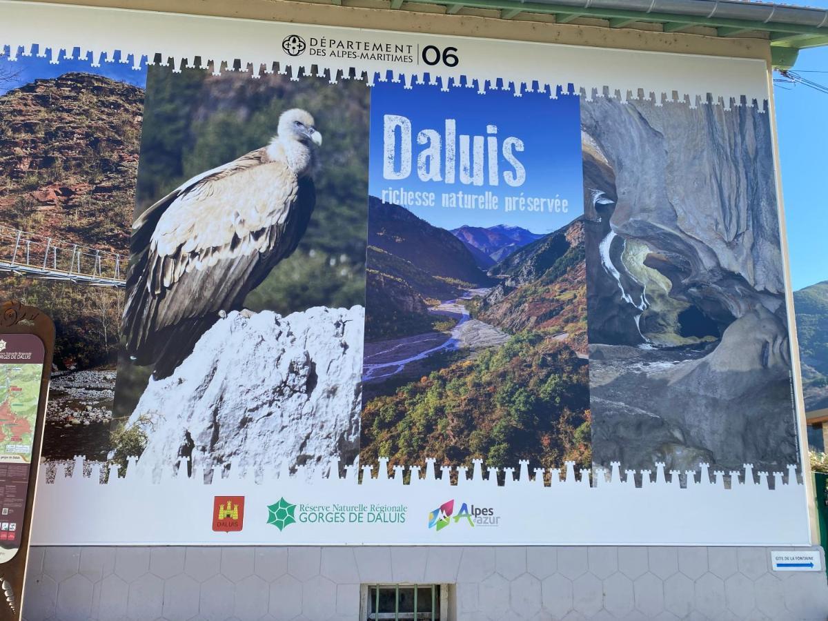 Gite De La Fontaine Gorges De Daluis Экстерьер фото